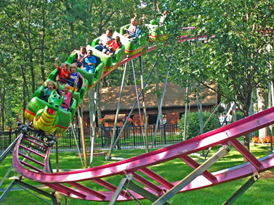 Beston outdoor green dragon roller coaster