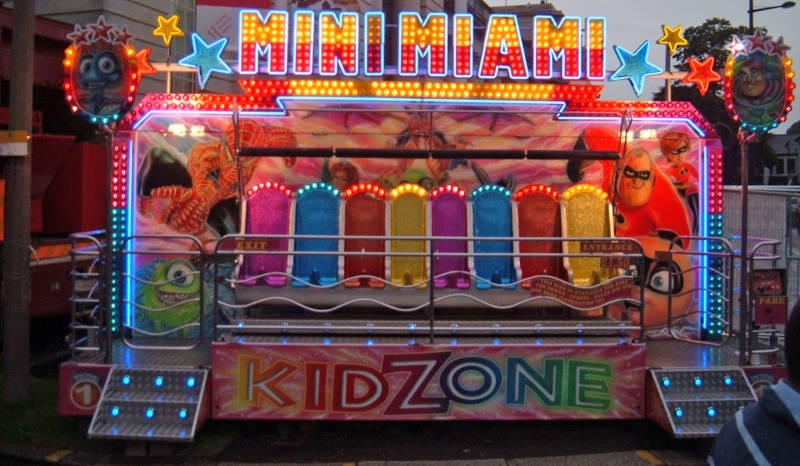 Mini miami ride with lights